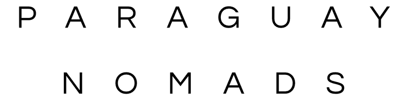 text showing the name of the site; Paraguay Nomads